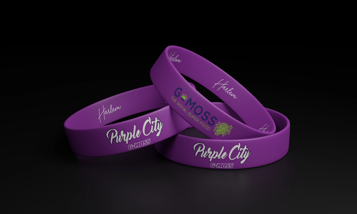 Purple City G‑MOSS Wristband (Limited Edition)